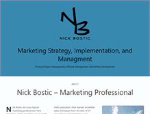 Tablet Screenshot of nickbostic.com
